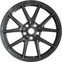 New Single 18 x 8.5" 18 Inch Dark Charcoal Premium Aluminum Alloy Wheel Rim Fits for Tesla Model 3 2017 2018 2019 2020 2021 2022 2023, 96276 OEM Design Replacement Rim, ALY96276U35N