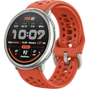 Amazfit Active 2 Sport Smart Watch Fitness Tracker for Android and iPhone, 44mm, 10 Day Battery, Water Resistant, GPS Maps, Sleep Monitor, 160+ Workout Modes, 400 Face Styles, Silicone Strap, Free App