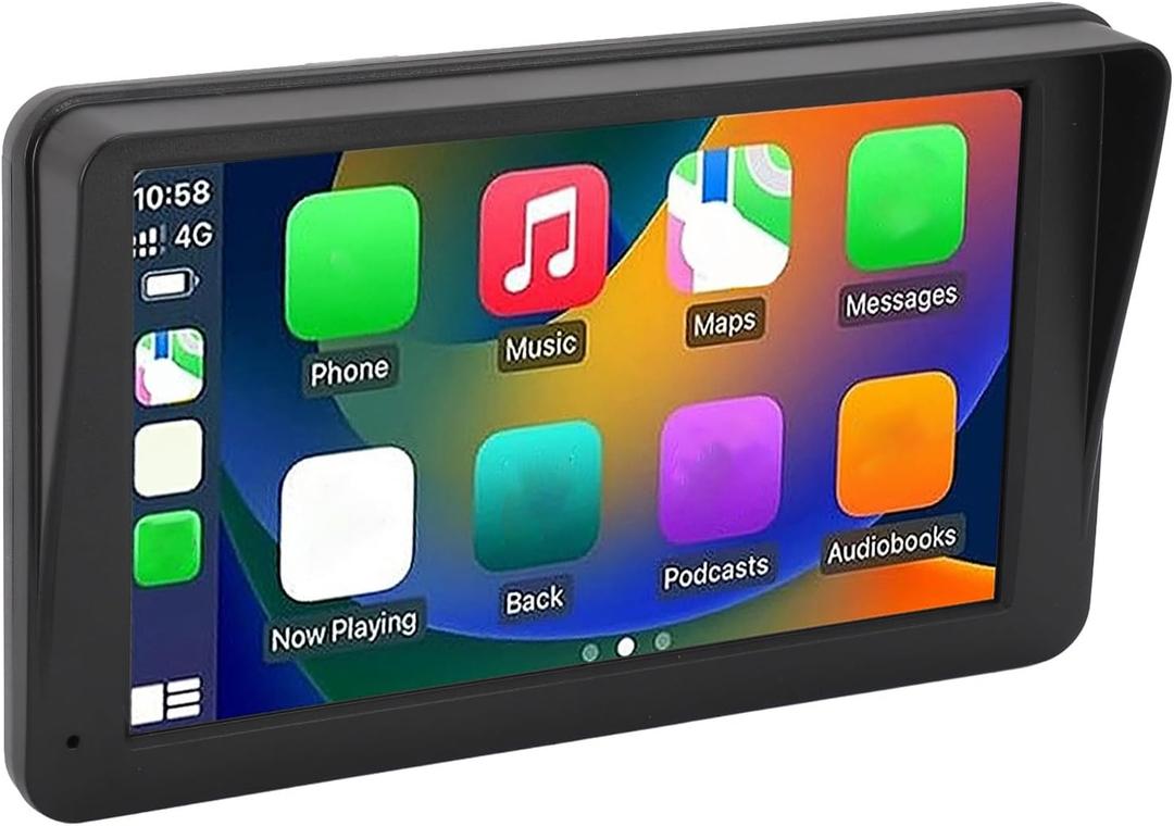 7 Inch Car Stereo,Portable HD Double Din Touchscreen Car Stereo,Multimedia Player with Mirror Link Voice Control