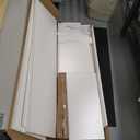 Panana Sideboard Buffet Cabinet Kitchen Storage Cabinet Living Room 4 Doors Console Table (White)