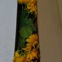 10PCS Sunflowers Artificial Flowers, Fake Silk Sunflower with Long Stem, Artificial Sunflowers for Fall Home Decor, Baby Shower, Wedding Decor and Cemetery Flowers Decor (Yellow)