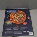 RavisingRidge Pizza Pan - 14 Inch Nonstick Pizza Pan for Oven with Widen Handles for Cooking, Baking, and Grilling - Durable, Even Heating, Long-Lasting Kitchen Cookware (1, Black)