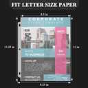 2 x Clear Sheet Protectors for 3 Ring Binder, Plastic Sleeves for Paper 8.5x11, Heavy Duty Page Protectors for 3 Ring Binder, Top Loading Paper Protector for Documents and Photos,Letter Size.