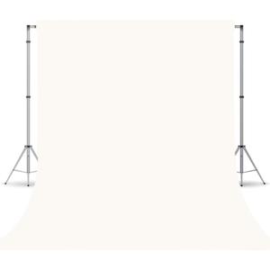 Ivory Photography Backdrop for Photoshoot, Photo Backdrop Curtain, Perfect Ivory Backdrops for Party Portrait Photoshoots Video Studio 8FTx10FT