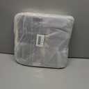 8 Pack Chunky Chenille Yarn for Crocheting & Knitting, 29.5yds 5 oz Each Skein Soft Fluffy Kitting Set, Thick Velvet Plush Yarn for Handcrafts Weaving Making Blankets (White Grey)