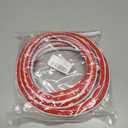 158 Inch Flexible Quarter Round Molding Wall Decoration Molding Trim,Self-Adhesive Peel and Stick Silicone Rubber Trim, Flexible DIY Waterproof Trim for Floor Window Frame and Home Decoration