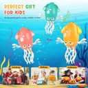 2 x Magic Dancing Octopus Toy, Squid Crawling Toy with LED Light & Music, USB Rechargeable Interactive Baby Toys, Tummy Time Toys for Toddler Boys Girls Birthday (Pink)