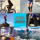 Open Toe Compression Socks 15-20 mmHg for Women and Men Knee High Toeless Circulation Compression Stockings (Small-Medium, Black)