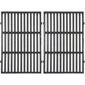 Hongso 17.5" Cooking Grates Replacement Parts for Weber Spirit I & II 300 Series E & S 310 320 330 Spirit 700, Genesis Silver B & C Genesis Gold B/C Genesis 1000-5000 Gas Grills, Cast Iron, 7638 7639