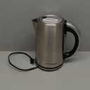 Hamilton Beach 1.7 Liter Temperature Control Electric Kettle, Water Boiler & Heater, Fast Boiling 1500 Watts, BPA Free, Cordless, Auto-Shutoff and Boil-Dry Protection, Stainless Steel (41020R) (1.8 Quarts)