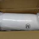 Orthopedic Dog Bed Medium Size Dog, Pet Beds with Waterproof Lining, Soft Short Plush Surface & Egg Crate Foam, Machine Washable Pet Mat with Removable Cover & Anti Slip Bottom (M(30"*20"*3"), Light Grey)