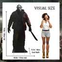 MCJC Horror Cardboard Cutout,Life Size Cardboard Standing,Halloween Indoor Outdoor Decorations, 74.8 inches