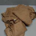 MIULEE Brown Sheer Curtains 84 Inches Long, 4 Panels Set, Rod Pocket Voile Drapes Light Filtering and Semi Transparent, Elegant Window Treatments for Bedroom Living Room,54 x 84 Inches, Brown