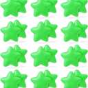 24 Pieces Green Star Stress Balls Bulk Foam Stress Relief Ball for Kids Student Prizes Adults Relieve the Pressure Party Decorative Supplies