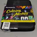 Markers for Adult Coloring Books No Bleeding, 72 Colors Dual Tip Coloring Markers for Adults, Brush&Fine Tip Art Supplies for Calligraphy, Journaling, Sketching, Christmas Gifts for Teens with Case