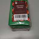 100 PK Gold Christmas Paper Guest Napkins 3-ply Disposable Dinner Napkins Christmas Guest Towels Disposable Bathroom Xms Tree Napkins Guest Hand Towel for Party Supplies