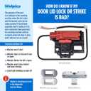 W10404050 W10238287 Lid lock for Maytag Centennial Washer Kenmore Washer Whirlpool Cabrio Washer Lid Lock Replacement Parts Lid Switch Replacement Door Latch Top Load Washing Machine Parts