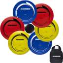 GOOSO Disc Golf Set - Driver, Mid-Range and Putter Discs with Disc Golf Bag for Outdoor and Backyard, Comfortable Plastic, 6 Pack