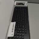 Lenovo 510 Wireless Keyboard & Mouse Combo, 2.4 GHz Nano USB Receiver, Full Size, Island Key Design, Left or Right Hand, 1200 DPI Optical Mouse, GX30N81775, Black