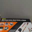 42'' Ice Scraper and Extendable Snow Brush Emergency Snow Shovel Snow Broom with Foam Grip 180 Pivoting Brush Head Snow Scraper for Cars, Trucks, SUVs, Vehicle