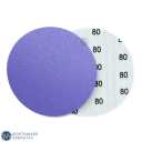 Benchmark Abrasives 6" Premium Ceramic No Holes Film Backed Hook and Loop Discs for Sanding of Metals Non-Ferrous Metals Wood Plastic Fiberglass (Pack of 50) - 40 Grit