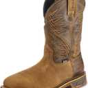 Irish Setter, Marshall, Mens, 11", Waterproof, Soft Toe, Pull-On Work Boot (8.5 Wide, Brown)