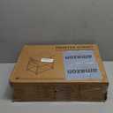 YAOHUOO 3 Tier Large Printer Stand with Power Outlet/Adjustable Storage Shelf, Rolling Cart with Wheels, Printer Table for Home Office 3D Printer/Heat Press/Laser, 22"x15" Black