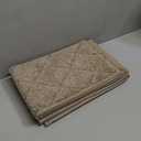 COSY HOMEER Edging Stair Treads Non-Slip Carpet Mat 28inX9in Indoor Stair Runners for Wooden Steps, Edging Stair Rugs for Kids and Dogs, 100% Polyester TPE Backing(4pc, Beige)