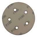 BHA 5" Inch 5 Hole Hook and Loop Sanding Discs for Orbital DA Sanders - 100 Pack (220 Grit)