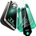 ESR 3 Pack 9H+ Glass for iPhone 16 Pro Screen Protector, [Military Grade Shatterproof & Longest Durable] Armorite Ultra-tough Tempered Glass with UltraFit Tray