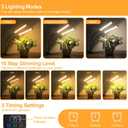 bseah Grow Light Plant Lights for Indoor Plants, Full Spectrum Plant Grow Lamp, 10 Dimmable Levels, Auto ON & Off with 3/9/12H Timer