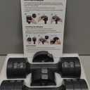 Sportneer Adjustable Dumbbells Hand Weights Set: 5 lb Dumbbell Set of 2 Each Free Weights Fast Adjust Weight 4 In 1 Weights Dumbbells Set for Women Men Home Gym Exercise Training