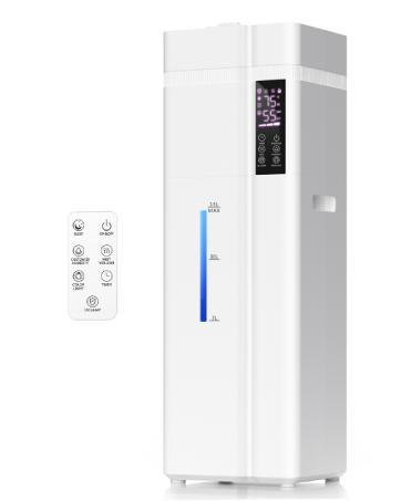 13L/3.43Gal Humidifier Large Room, 800ft Coverage, 100H Runtime, Auto Humidity Control, Top Fill, Humidifiers for Bedroom, 35dB Quiet, Sleep Mode, Aroma Diffuser, 24H Timer, Auto Shut-off Protection