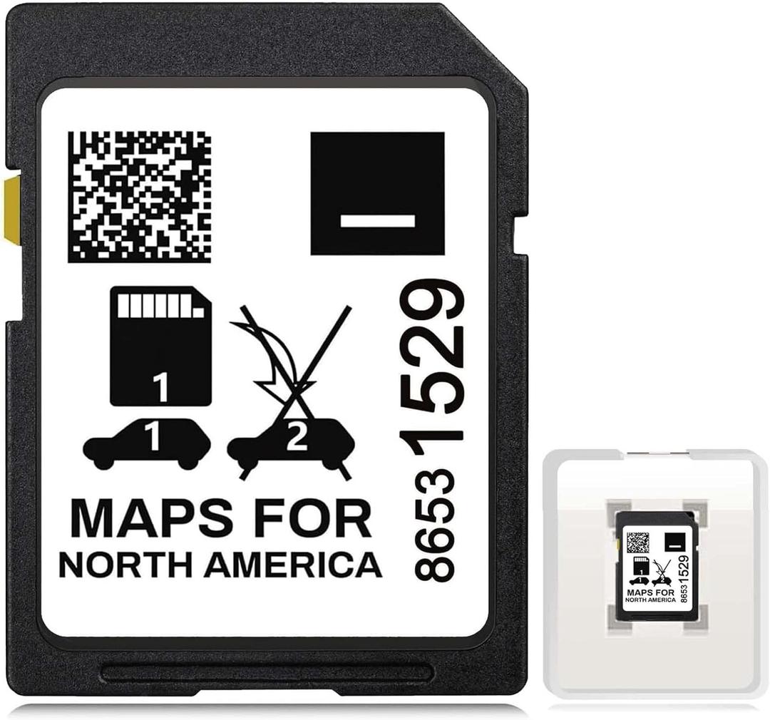 Latest Version Navigation SD Card Compatible with GM Vehicles, 86531529 Map Update fit for GMC, Chevrolet, Cadillac and Buick