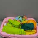 2026 Upgraded Toddler Sand Water Table Toy with Electric Water Pump, Kids Sand Water with Faucet/Play Food Accessories/Fishing Toy, Kitchen Play Sink Toys for Girl Boy Age 3+ (Pink)