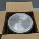 BEZIA 8 Quart Cooking Pot, Large Non Stick Induction Stock Pots with Lid, All Stove Compatible, 8 QT Aluminum Soup/Stew Pot For Families of 35, Grey