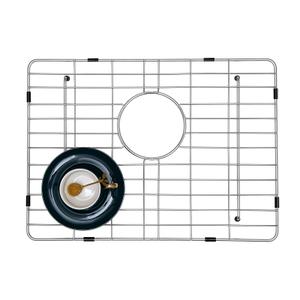 KINKIB Stainless Kitchen Sink Protector - 30" x 17" with Rear Drain