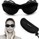 FreeMascot Red Light Therapy Glasses, Laser Safety Glasses IPL 200-2000nm, Eyes Protection for Tanning Goggles and Red Light Therapy