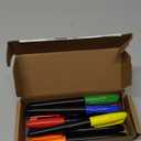 Amazon Basics Vibrant Fabric Markers for T-Shirt, Clothes, Tote Bags, Bold Colors, 8-Pack