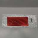 Bevinsee Foot Rest Pedal Cover Compatible with Audi A3 8V Left Hand Drive Compatible with VW Golf MK7 MK8 Aluminum Red