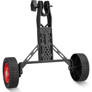 Adjustable String Trimmer Support Wheel Attachment,Upgrade Design Lawn Mower Auxiliary Wheels suitable for most mowers shaft tubes of 25mm/26mm and 28mm, Portable String Trimmer Wheel for Weed