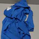 PRETTYGARDEN Women's Short Formal Satin Dress Summer Sleeveless Mock Neck Tie Waist Cocktail Party Dresses (Medium, Brilliant Blue)