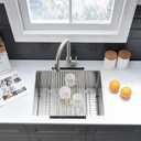 Stainless Steel Undermount Laundry Room Sink-VASOYO 24x19x13 Undermount Laundry Sink Stainless Steel 16 Gauge Single Bowl Deep Under Mount Kitchen Utility Sinks Outdoor Basin