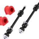 1 Set Front Sway Bar Links Stabilizer Link Kit with Bushing for Ram 1500 Classic 2019-2022 for Ram 1500 2011-2018 Suspension Kit No.5170290AD/52038048 Replacement