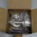 YOHOM Stainless Steel Vacuum Suction Cup Bathroom Shower Holders - Removable Towel Rack, Bathrobe and Loofah Hooks with Brushed Finish (Silver)