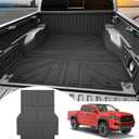 Truck Bed Mat for 2005-2023 Toyota Tacoma 5FT Short Bed Liner All Weather Protection TPE Bed Cargo Mat for 2005-2023 Tacoma Pickup Accessories