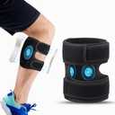 Sciatica Pain Relief Devices Brace, Sciatic Nerve Brace with Adjustable Pressure Pads Targeted Lower Back & Leg Compression for Sciatic Pain, Sciatic Ease Calf Support for Unisex Men Women - Black, One Size