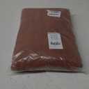 NICETOWN Linen Caramel Curtains & Drapes Privacy with Light Filtering, Rod Pocket & Back Tab Flax Linen Burlap Window Treatments Vertical Drapes for Bedroom/Living Room, W52" x L84", 2 Panels