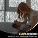 Leaf Pattern Window Tint with Installation Tools, Blackout Window Cover, Sun Blocking Window Tint for Home (Full Blackout Opaque, 35.4'' x 78.7'')