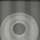 RTNLIT Ceiling Medallion 12.5 Inch Decorative Ceiling Medallions for Light Fixtures & Ceiling Fans, Black Ceiling Fan Medallion with 3.93" Center Hole, 1.33" Profile